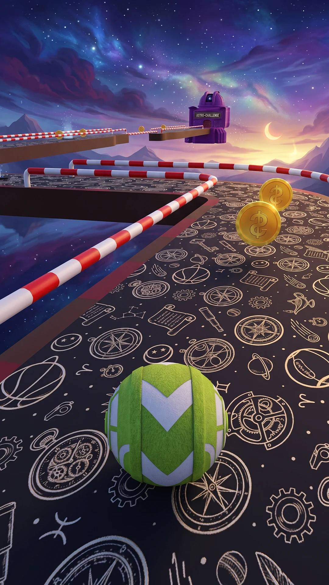 Rolling Ball Sky Adventure screenshot