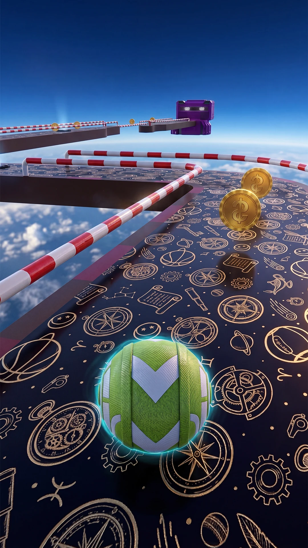 Rolling Ball Sky Adventure screenshot