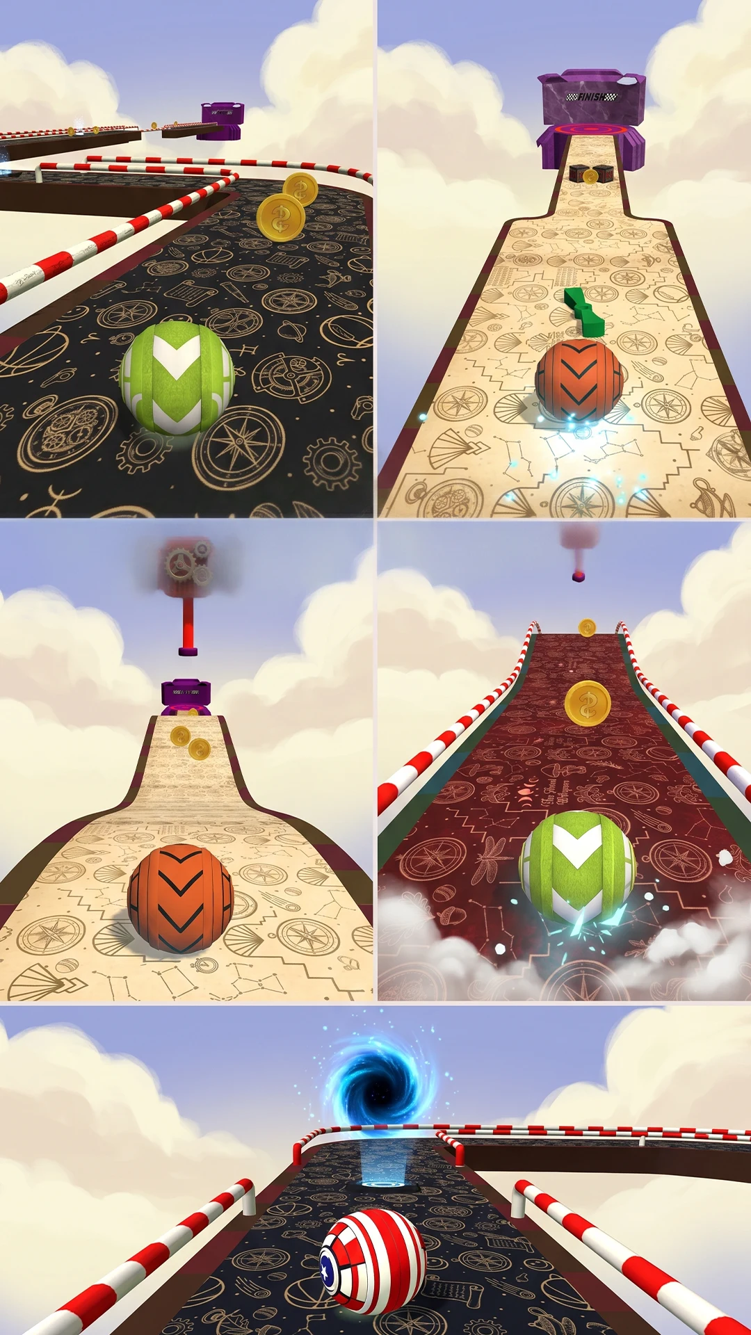 Rolling Ball Sky Adventure screenshot